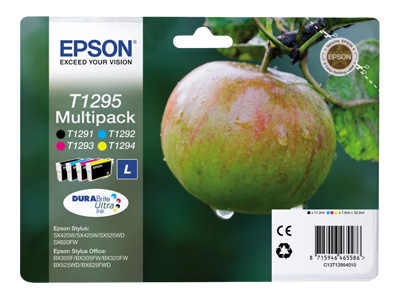 Genuine T1295 High Capacity Multi Pack Ink Cartridges Epson OEM