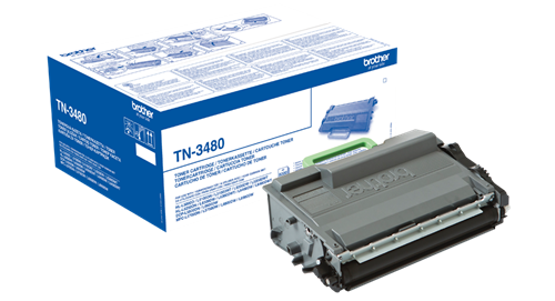 Genuine TN3480 Black Laser Toner Brother OEM